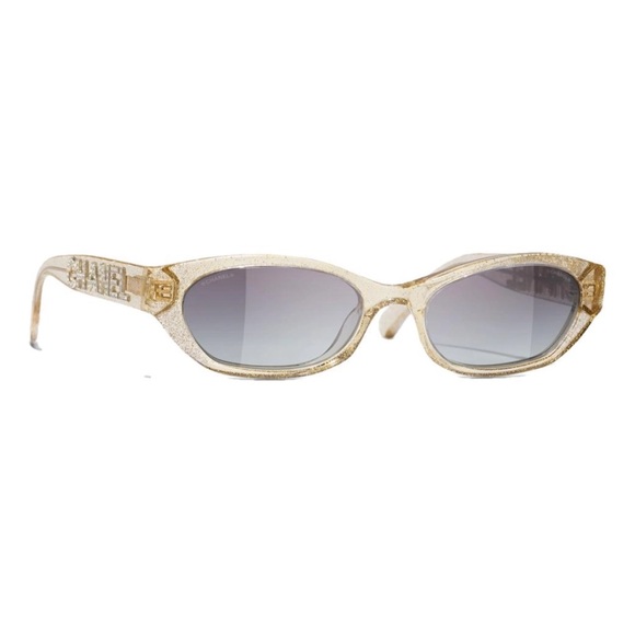 Chanel 71280 Gold Glitter - Picture 1 of 7